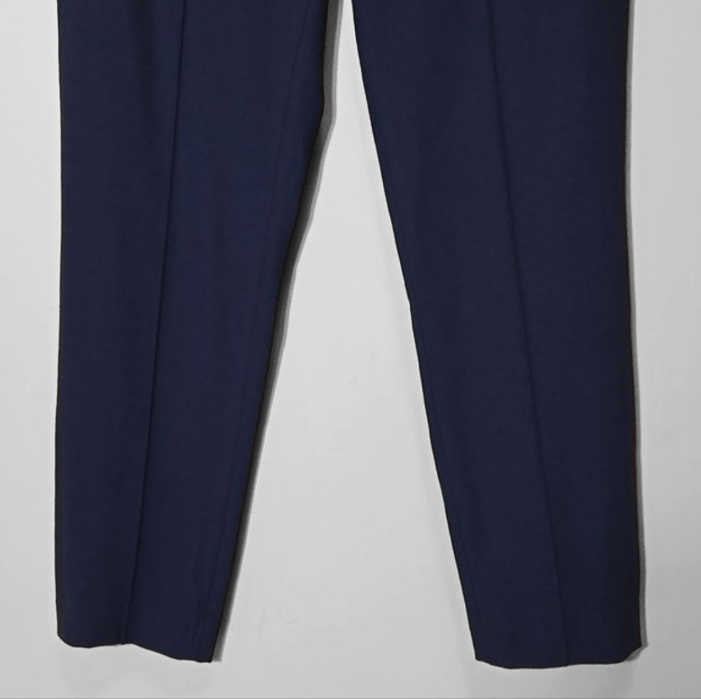 Vince Navy Wool Blend Crop Trouser Pant‎ Size 6 Coastal Workwear - Picture 7 of 15